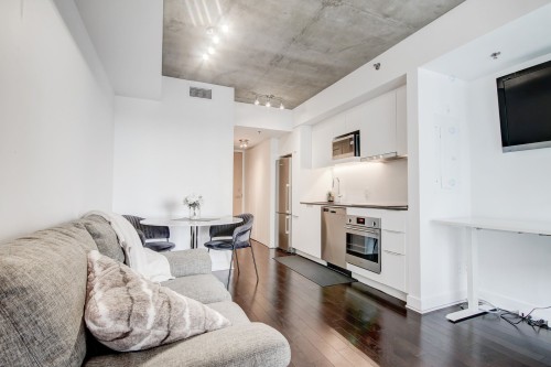 Salon - 509-101 Rue Peel, Montréal (Le Sud-Ouest), QC - Indoor Photo Showing Other Room