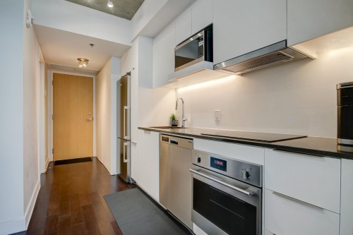 Cuisine - 509-101 Rue Peel, Montréal (Le Sud-Ouest), QC - Indoor Photo Showing Kitchen