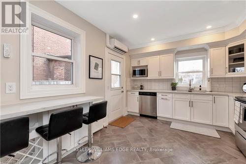232 Bay Street N, Hamilton, ON - Indoor Photo Showing Kitchen With Stainless Steel Kitchen