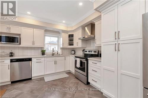 232 Bay Street N, Hamilton, ON - Indoor Photo Showing Kitchen With Stainless Steel Kitchen