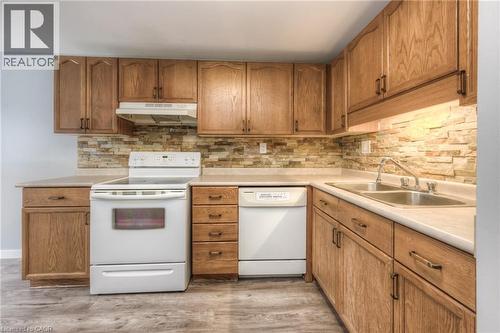 74 Helene Crescent, Waterloo, ON - Indoor Photo Showing Kitchen With Double Sink