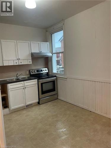206 Locke Street, Hamilton, ON - Indoor Photo Showing Kitchen With Double Sink