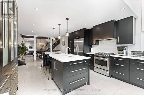 501 Wilbrod Street, Ottawa, ON - Indoor Photo Showing Kitchen With Stainless Steel Kitchen With Upgraded Kitchen