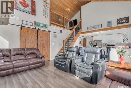 102 Moore Drive, Christopher Lake, SK - Indoor Photo Showing Living Room