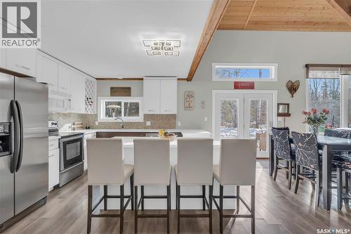 102 Moore Drive, Christopher Lake, SK - Indoor Photo Showing Kitchen With Upgraded Kitchen