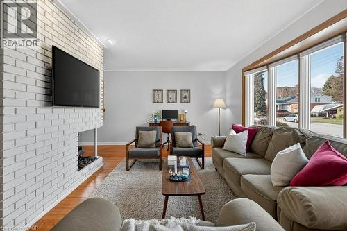 362 Pepper Drive, Burlington, ON - Indoor Photo Showing Living Room With Fireplace