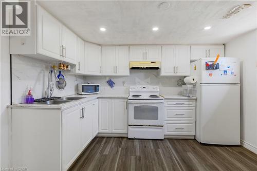 102 Juniper Drive, Hamilton, ON - Indoor Photo Showing Kitchen With Double Sink