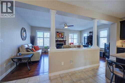 962 Pebblecreek Court, Kitchener, ON - Indoor With Fireplace