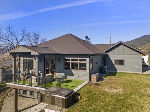 323 Canyon Street, Creston, BC - Outdoor With Deck Patio Veranda