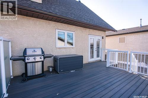 1222 Flexman Crescent N, Regina, SK - Outdoor With Deck Patio Veranda With Exterior