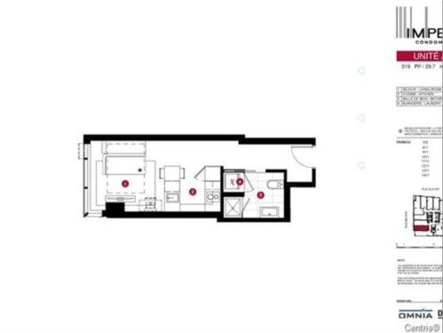 Plan (croquis) - 1311-360 Rue Mayor, Montréal (Ville-Marie), QC - Other