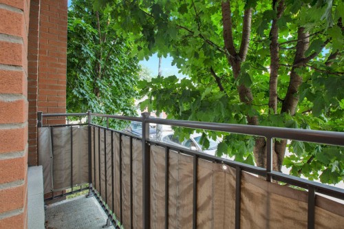Balcony - 102-4781 Rue St-Ambroise, Montréal (Le Sud-Ouest), QC - Outdoor With Exterior