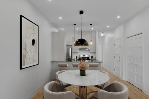 Dining Room - 102-4781 Rue St-Ambroise, Montréal (Le Sud-Ouest), QC - Indoor Photo Showing Dining Room
