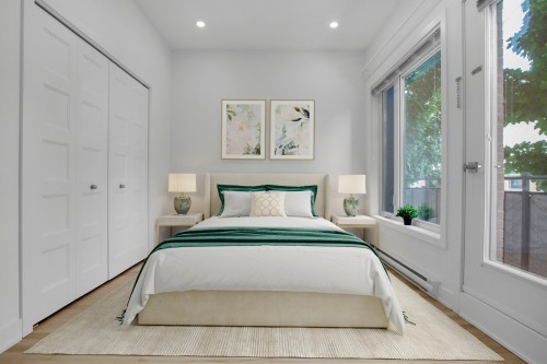 Master Bedroom - 102-4781 Rue St-Ambroise, Montréal (Le Sud-Ouest), QC - Indoor Photo Showing Bedroom