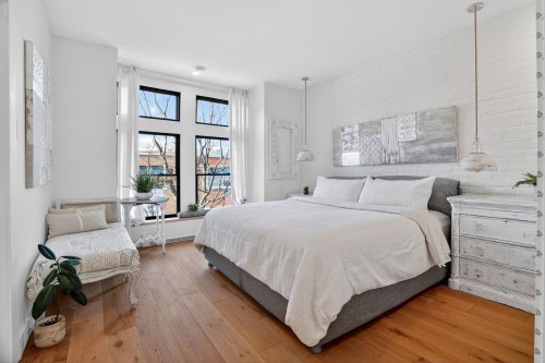 Chambre à coucher principale - 218 Rue Roy E., Montréal (Le Plateau-Mont-Royal), QC - Indoor Photo Showing Bedroom