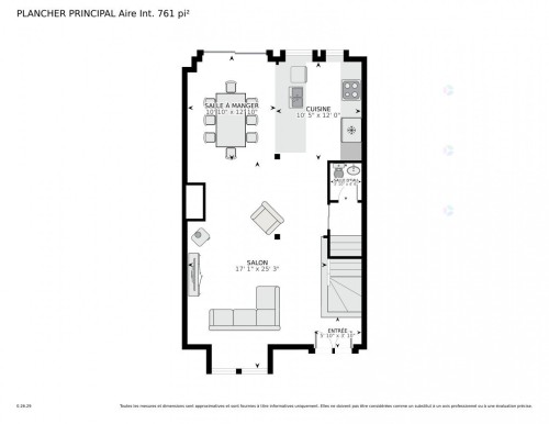 Plan (croquis) - 218 Rue Roy E., Montréal (Le Plateau-Mont-Royal), QC - Other