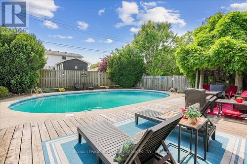 14 Dubarry Boulevard, Hamilton, ON - Outdoor With In Ground Pool With Deck Patio Veranda