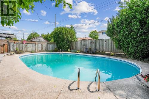 14 Dubarry Boulevard, Hamilton, ON - Outdoor With In Ground Pool With Backyard