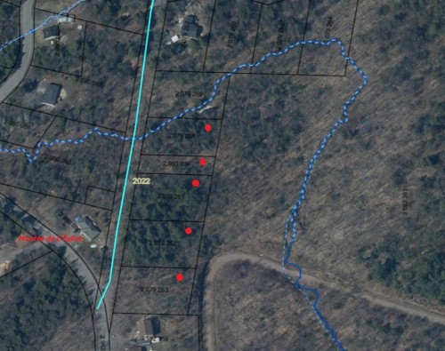 Plan (croquis) - Rue Michel, Saint-Colomban, QC 