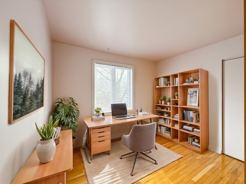 Chambre à coucher - 590 Av. Townshend, Saint-Lambert, QC - Indoor Photo Showing Office
