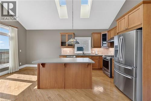 80 New Lakeshore Road Unit# 16, Port Dover, ON - Indoor With Fireplace