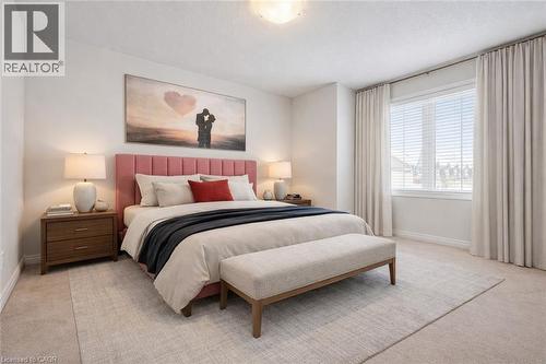 Virtually Staged - 390 Linden Drive, Cambridge, ON - Indoor Photo Showing Bedroom