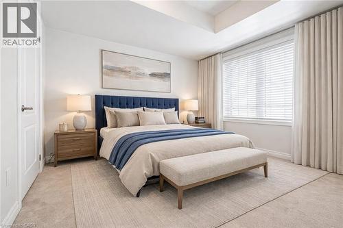 Virtually Staged - 390 Linden Drive, Cambridge, ON - Indoor Photo Showing Bedroom