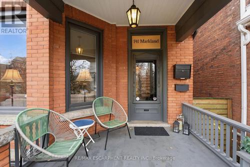 141 Markland Street, Hamilton, ON - Outdoor With Deck Patio Veranda With Exterior