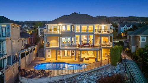 374 Quilchena Drive, Kelowna, BC - Outdoor With In Ground Pool With Balcony