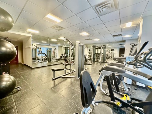 Salle d'exercice - 11A-1210 Boul. De Maisonneuve O., Montréal (Ville-Marie), QC - Indoor Photo Showing Gym Room