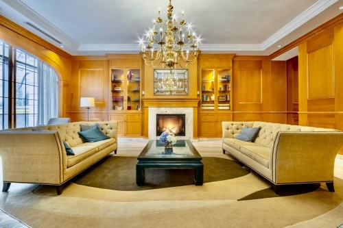 Interior - 11A-1210 Boul. De Maisonneuve O., Montréal (Ville-Marie), QC - Indoor Photo Showing Living Room With Fireplace