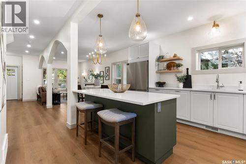 2257 Rae Street, Regina, SK - Indoor Photo Showing Kitchen With Upgraded Kitchen