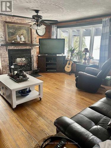 461 Lower Faraday Road, Faraday, ON - Indoor Photo Showing Living Room With Fireplace