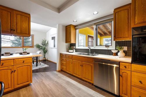 62 Rice Road, Winnipeg, MB - Indoor Photo Showing Kitchen With Double Sink