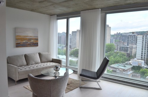 Living Room - 1204-1800 Boul. René-Lévesque O., Montréal (Ville-Marie), QC - Indoor Photo Showing Living Room