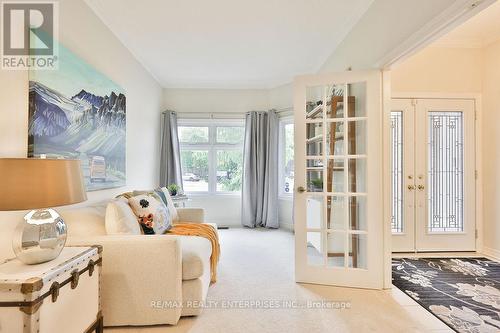 Front Office/Den, Large Windows, French Doors - 431 Naomi Crescent, Mississauga, ON - Indoor