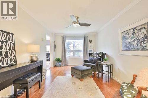 Sitting Room, Ceiling Fan, Open To Living Room - 431 Naomi Crescent, Mississauga, ON - Indoor