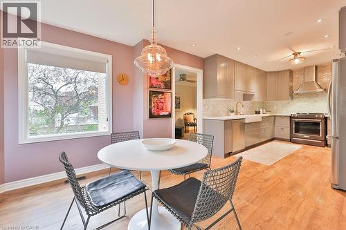 Pot Lighting Throughout Kitchen - 431 Naomi Crescent, Mississauga, ON - Indoor Photo Showing Dining Room
