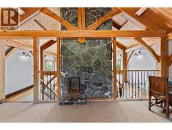 Upstairs Loft Family Room with fireplace - 