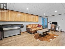 Lower Level Recreation Room showing door to studio - 