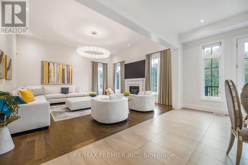 30 Enclave Court, Vaughan, ON - Indoor Photo Showing Living Room With Fireplace