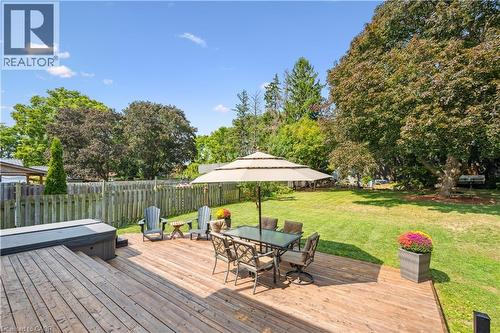 310 Kitchener Road, Cambridge, ON - Outdoor With Deck Patio Veranda With Backyard