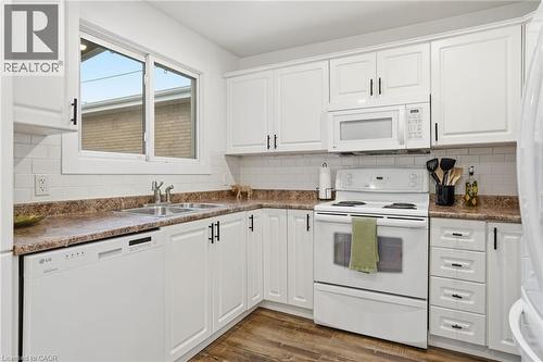 68 Delena Avenue N, Hamilton, ON - Indoor Photo Showing Kitchen With Double Sink
