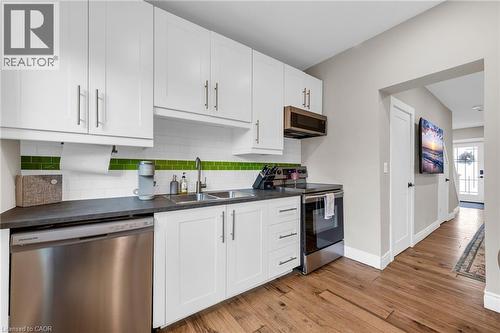 373 Emerald Street N, Hamilton, ON - Indoor Photo Showing Kitchen With Double Sink