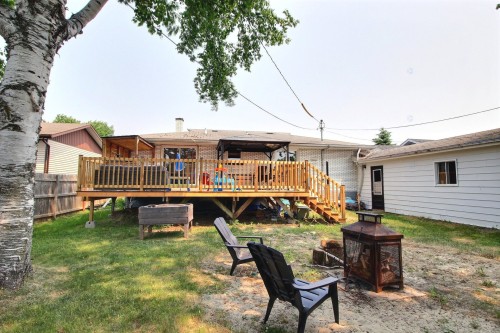 Face arrière - 867 Av. Dion, Val-D'Or, QC - Outdoor With Deck Patio Veranda With Exterior