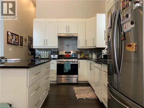 UNit 1 - 405 Macnab Street N, Hamilton, ON - Indoor Photo Showing Kitchen With Upgraded Kitchen