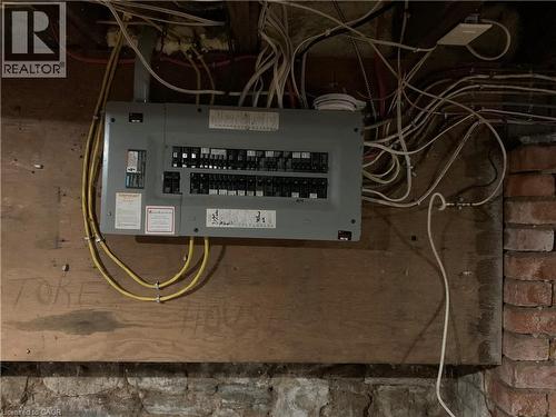 Utilities featuring electric panel - 405 Macnab Street N, Hamilton, ON - Indoor