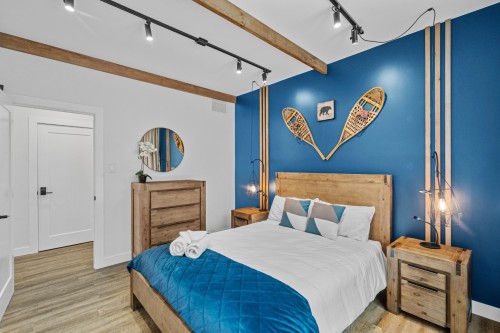 Chambre à coucher principale - 169 Ch. Du Printemps, Amherst, QC - Indoor Photo Showing Bedroom