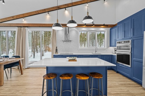 Cuisine - 169 Ch. Du Printemps, Amherst, QC - Indoor Photo Showing Kitchen With Upgraded Kitchen