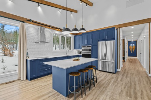 Cuisine - 169 Ch. Du Printemps, Amherst, QC - Indoor Photo Showing Kitchen With Upgraded Kitchen